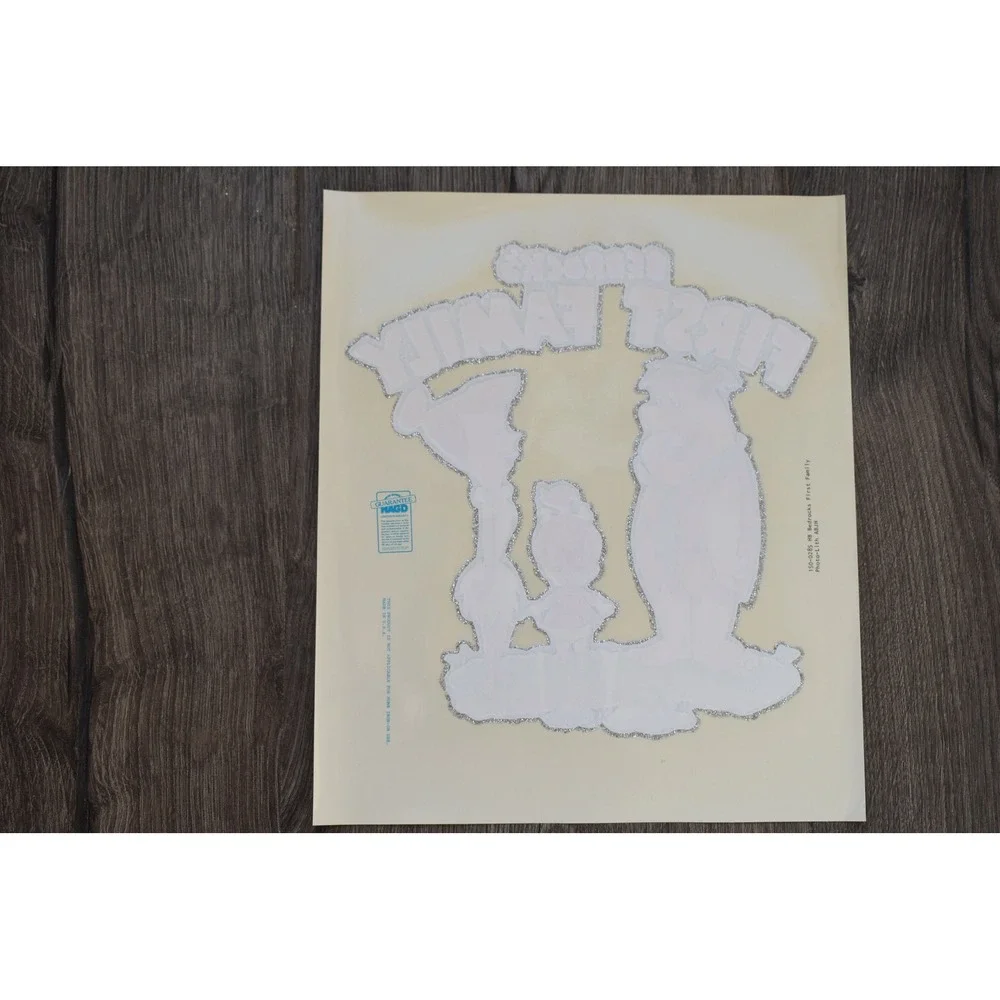 Vintage Flintstones Iron On Transfer 70s Bedrock First Family Graphic NOS A1041